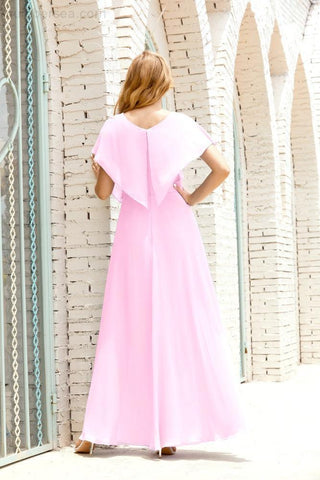 Vestido Baoleely para la madre de la novia, talla grande, escote en V, largo hasta el suelo, formal, para invitada de boda 28020