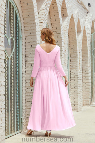 Baoleely Bridesmaid Dress Chiffon Formal Party Dress Evening Dress 28016
