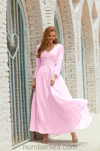 Baoleely Bridesmaid Dress Chiffon Formal Party Dress Evening Dress 28016