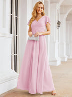 Vestidos de fiesta formales Baoleely para madre de la novia, con mangas cortas, vestido de dama de honor 28047 