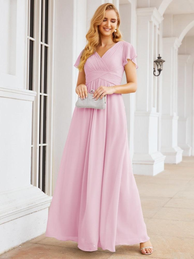 Vestidos de fiesta formales Baoleely para madre de la novia, con mangas cortas, vestido de dama de honor 28047 