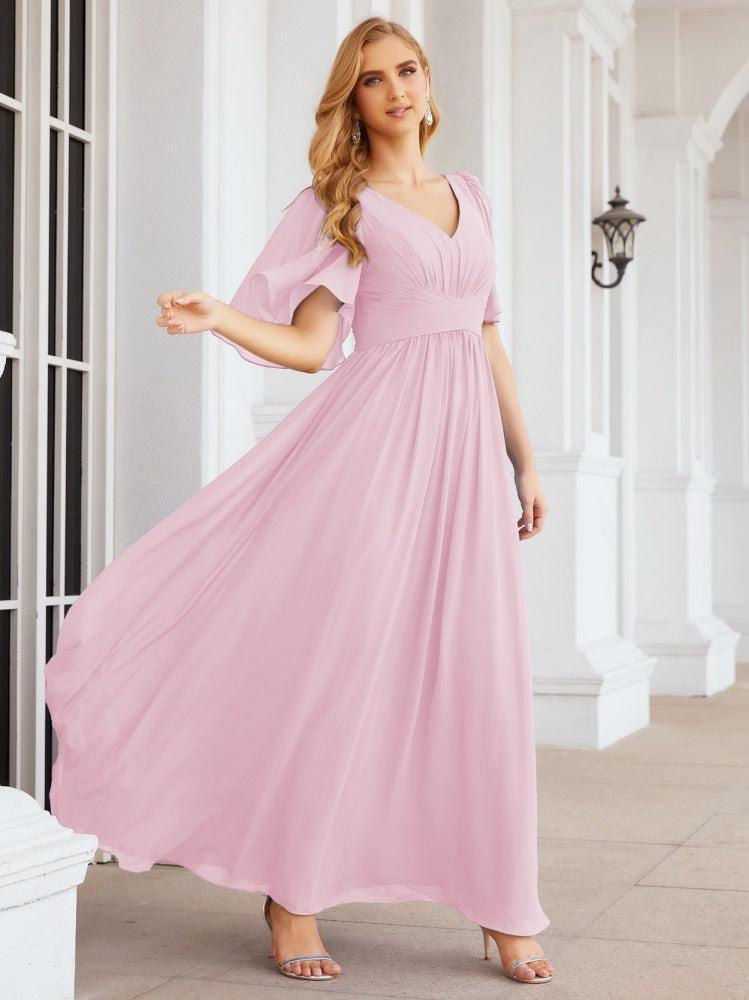 Robes de demoiselle d'honneur pour femmes, robe de soirée longue de mariage, robe de bal 28068
