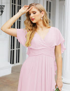 Baoleely Bridesmaid Dresses Backless Formal Prom Gowns for Evening Party Mother of The Bride Dress 28040