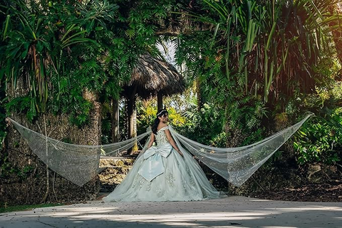 Robe de bal/robe de quinceañera en tulle vert sauge, robe de 16 ans Y5387
