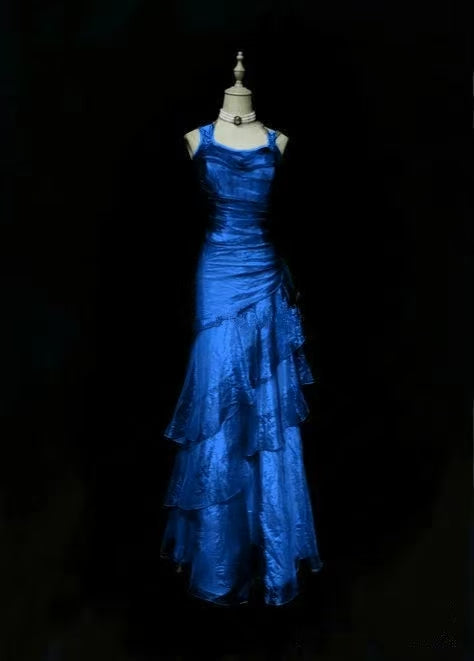 Elegant Layered A Line Evening Dress Long Prom Dress Y7776