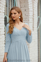 Baoleely Bridesmaid Dress Chiffon Formal Party Dress Evening Dress 28016