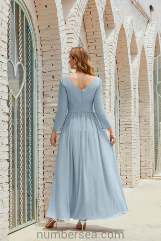 Baoleely Bridesmaid Dress Chiffon Formal Party Dress Evening Dress 28016
