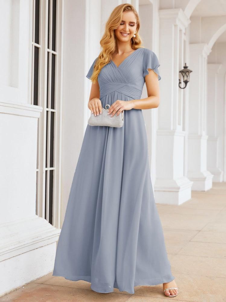 Vestidos de fiesta formales Baoleely para madre de la novia, con mangas cortas, vestido de dama de honor 28047 