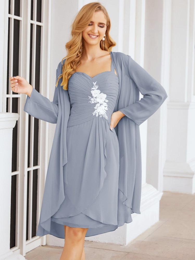 Vestidos de encaje para la madre de la novia y el novio de Sunderly, ideales para invitadas de boda (SY28066)