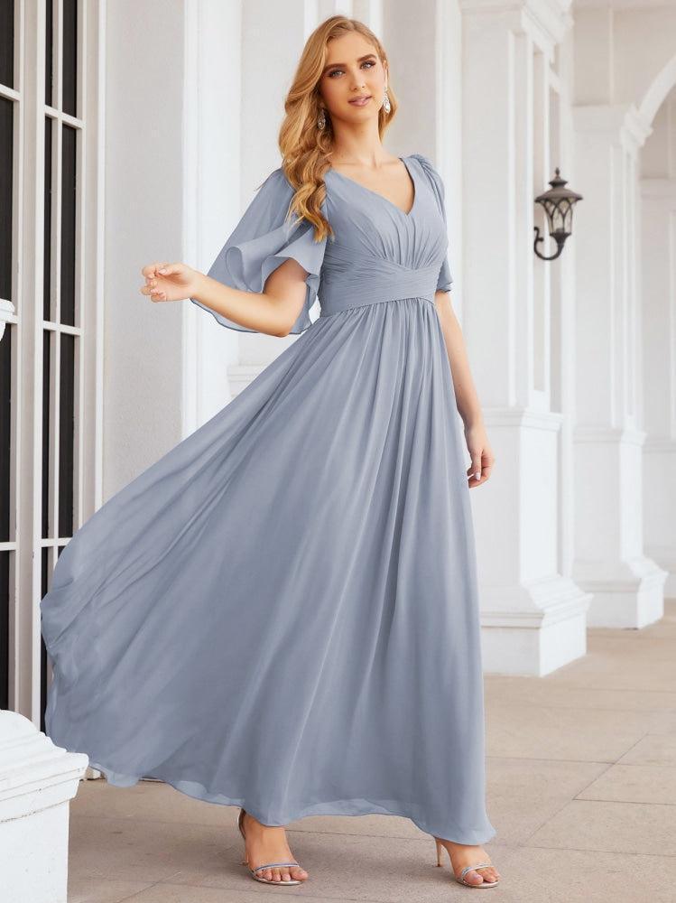 Vestidos de dama de honor para mujer, vestido largo de fiesta para boda o graduación 28068