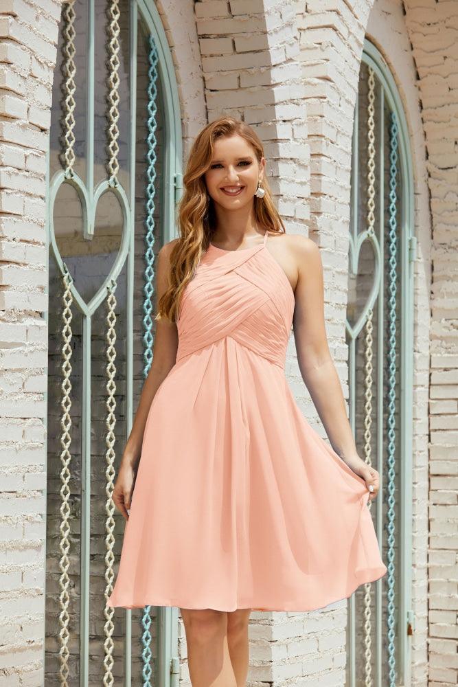 Vestidos de fiesta sin mangas, vestido formal de cóctel para graduación 28014 