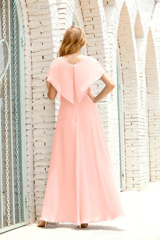 Vestido Baoleely para la madre de la novia, talla grande, escote en V, largo hasta el suelo, formal, para invitada de boda 28020