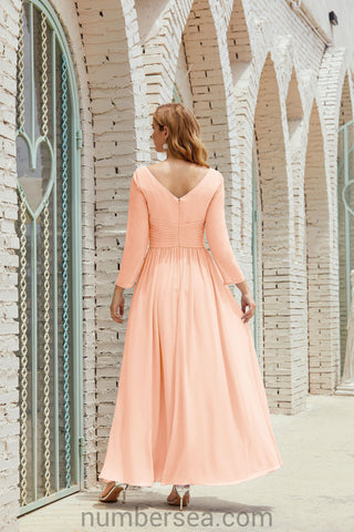 Baoleely Bridesmaid Dress Chiffon Formal Party Dress Evening Dress 28016