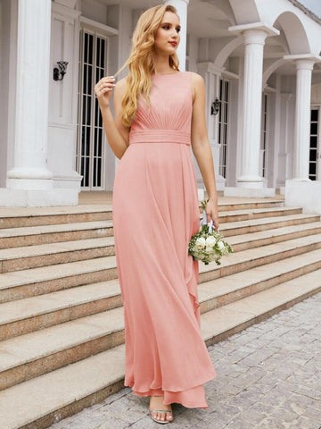 Vestidos de dama de honor Baoleely para boda, vestidos largos formales con volantes para baile de graduación 28039