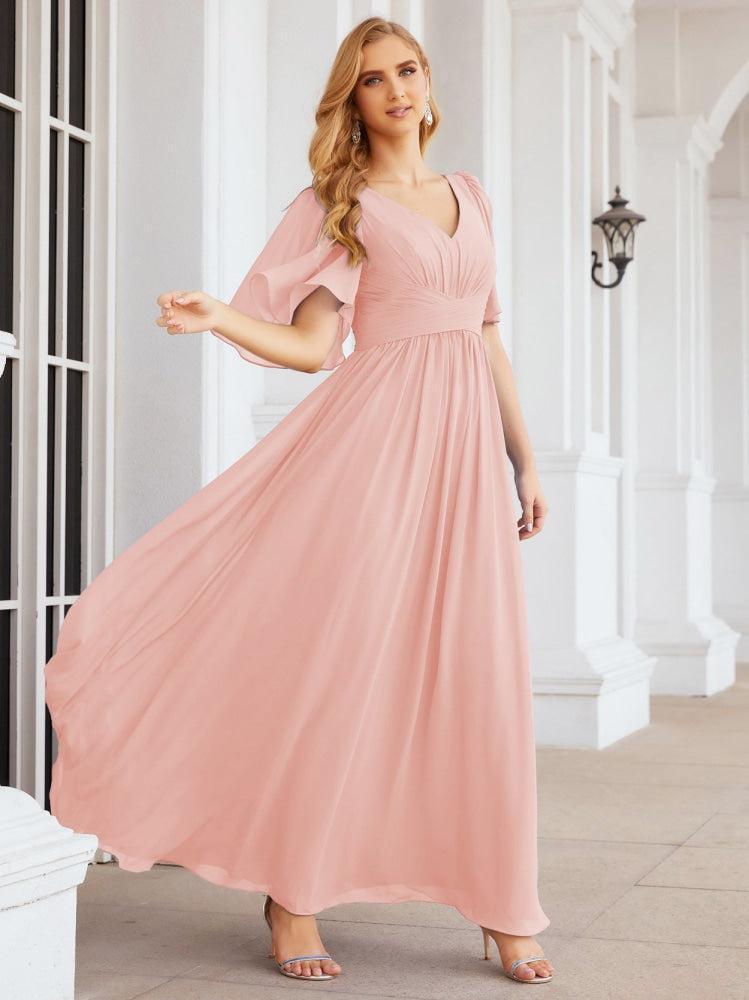 Robes de demoiselle d'honneur pour femmes, robe de soirée longue de mariage, robe de bal 28068