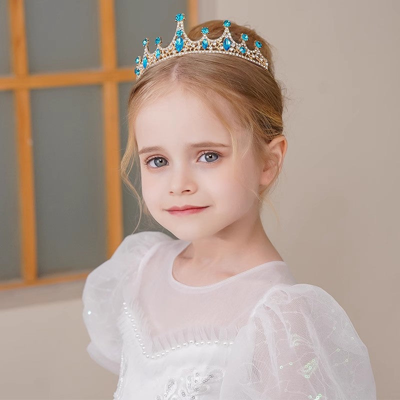 Tiara de corona púrpura para niñas