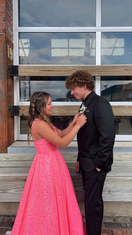 Robe de bal longue asymétrique à sequins pour femme, avec poches, coupe ample, modèle Y312