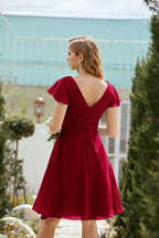 Robe de soirée mi-longue, robe de cocktail formelle, robe de bal, 28013 