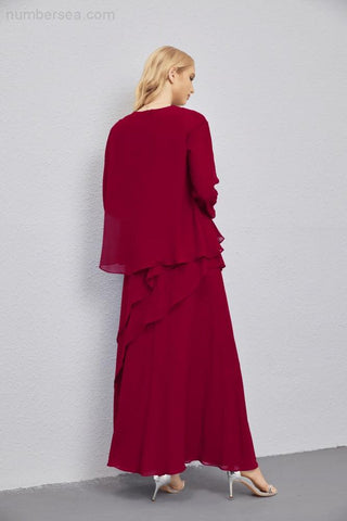 Vestidos de madre de la novia con cárdigan ligero abierto al frente, vestido formal de fiesta 28081 