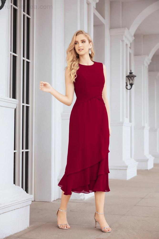 Robe de soirée deux pièces Sunnderly, coupe trapèze, pour la mère de la mariée, référence SY28072