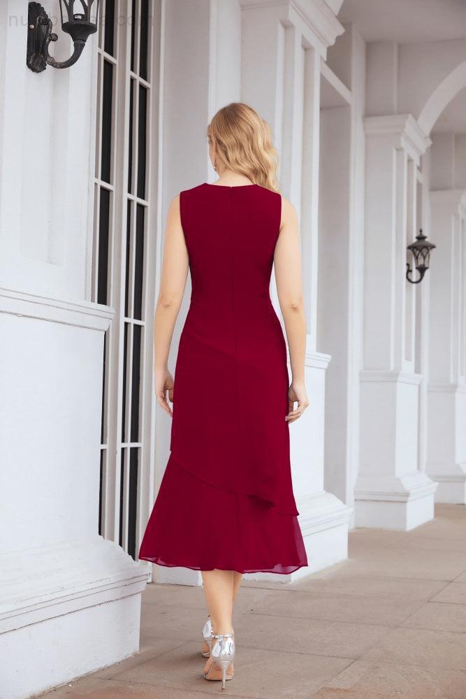 Robe de soirée deux pièces Sunnderly, coupe trapèze, pour la mère de la mariée, référence SY28072