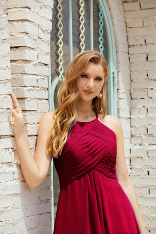 Vestidos de fiesta sin mangas, vestido formal de cóctel para graduación 28014 