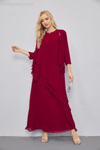 Vestidos de madre de la novia con cárdigan ligero abierto al frente, vestido formal de fiesta 28081 
