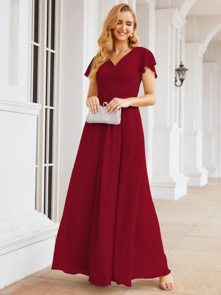Vestidos de fiesta formales Baoleely para madre de la novia, con mangas cortas, vestido de dama de honor 28047 