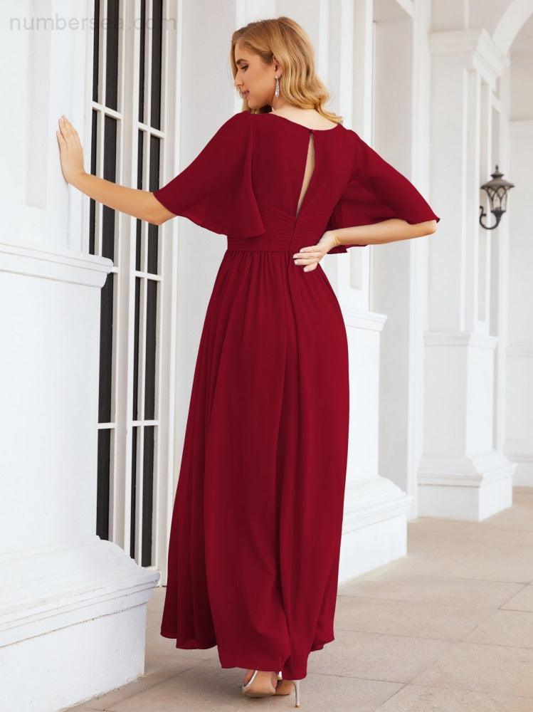 Robes de demoiselle d'honneur pour femmes, robe de soirée longue de mariage, robe de bal 28068
