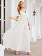 Robes de demoiselle d'honneur pour femmes, robe de soirée longue de mariage, robe de bal 28068