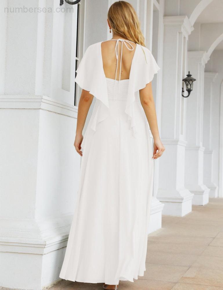 Baoleely Bridesmaid Dresses Backless Formal Prom Gowns for Evening Party Mother of The Bride Dress 28040