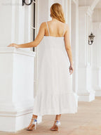 Baoleely Blackless Strap Bridesmaid Dress Ankle Length 28028