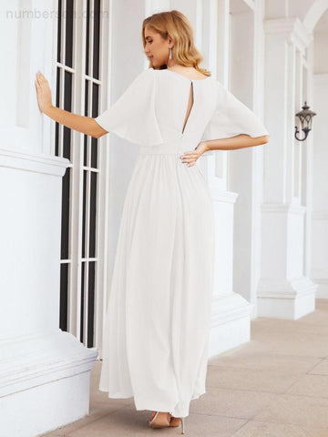 Vestidos de dama de honor para mujer, vestido largo de fiesta para boda o graduación 28068