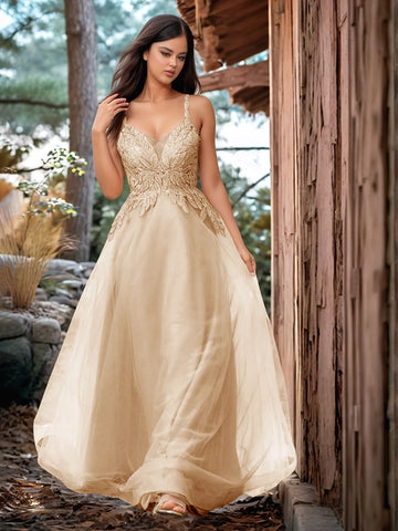 Vestido de graduación con bordado de cristal brillante Pretty Hot Fix