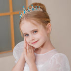 Tiara de corona púrpura para niñas