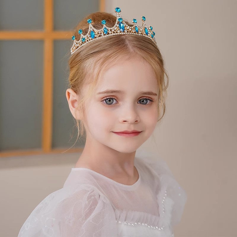 Tiara de corona púrpura para niñas