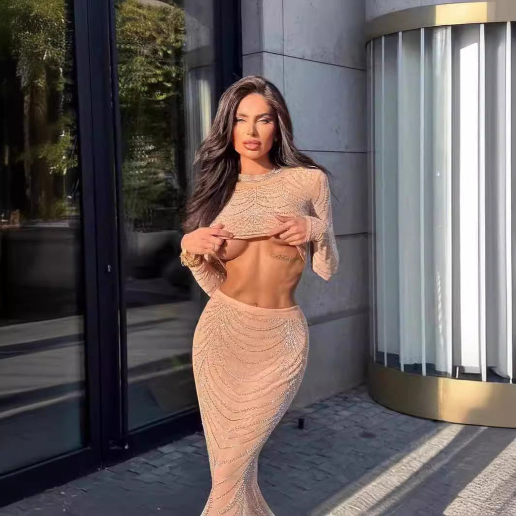 Vestido de fiesta sin tirantes de diseñador 