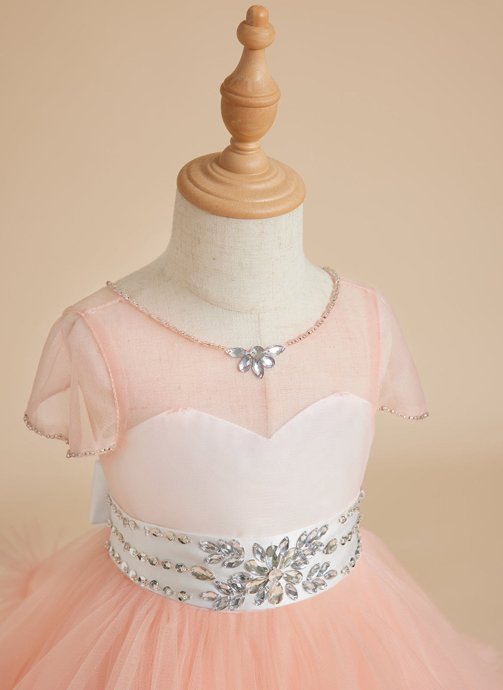 Vestido de princesa/vestido de tul hasta el suelo para niña de las flores 