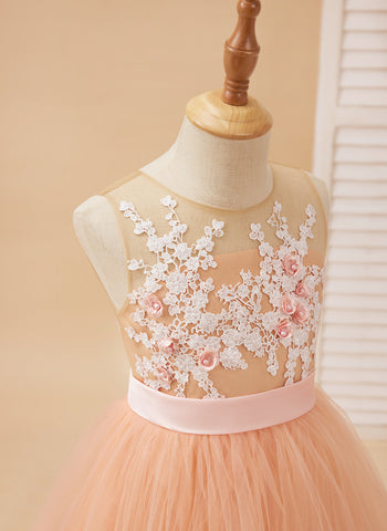 Vestido de gala/vestido de princesa de tul hasta el suelo 