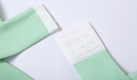 Green A-line Mini Homecoming Dress Backless Party Dress Y2510