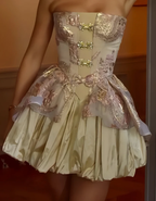 Robe de bal courte bustier tendance, robe de soirée mignonne, robe d'anniversaire Y7775