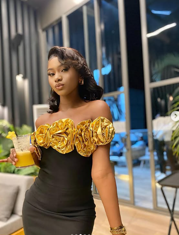 Gorgeous Black Off The Shoulder Flowers Long Evening Dress Mermaid Prom Dress Y8476