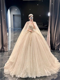 Robe de mariée bouffante luxueuse de coupe trapèze, robe de mariée Y6800
