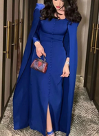 Robe de soirée bleu roi, robe de bal, robe de soirée sexy Y4554