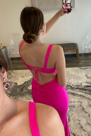 Robe de bal sirène en satin