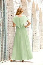 Vestido Baoleely para la madre de la novia, talla grande, escote en V, largo hasta el suelo, formal, para invitada de boda 28020