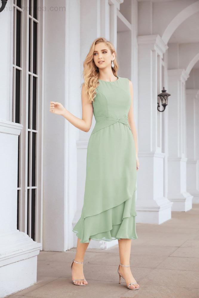 Robe de soirée deux pièces Sunnderly, coupe trapèze, pour la mère de la mariée, référence SY28072