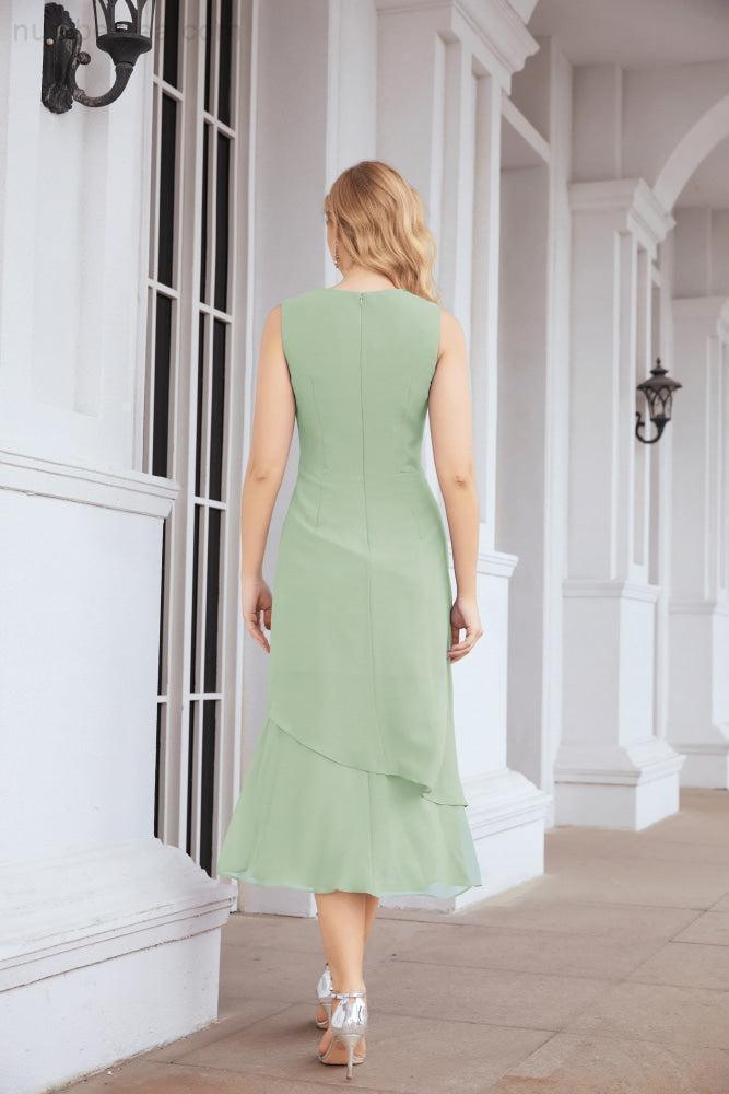 Robe de soirée deux pièces Sunnderly, coupe trapèze, pour la mère de la mariée, référence SY28072