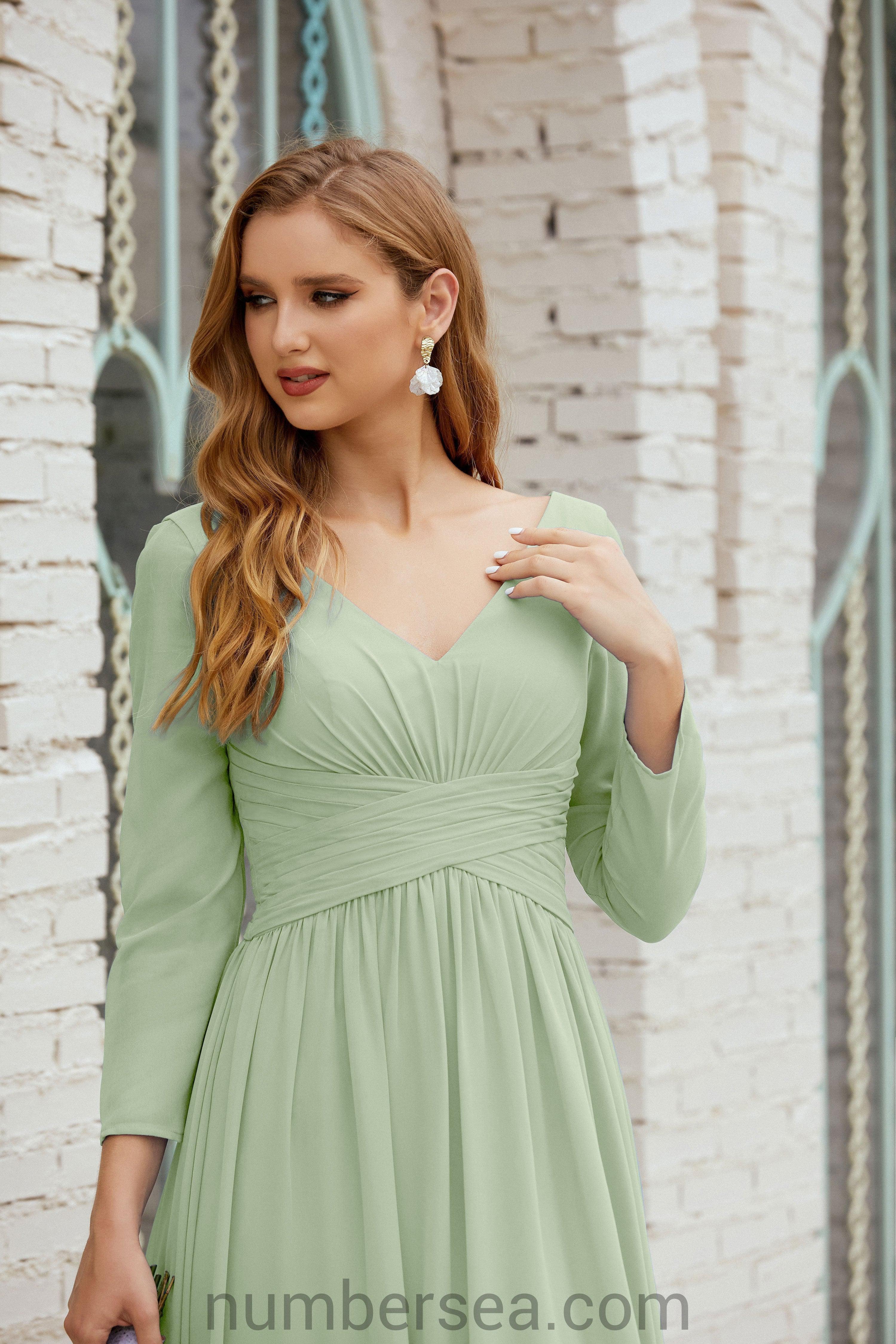 Baoleely Bridesmaid Dress Chiffon Formal Party Dress Evening Dress 28016