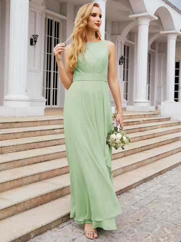 Vestidos de dama de honor Baoleely para boda, vestidos largos formales con volantes para baile de graduación 28039